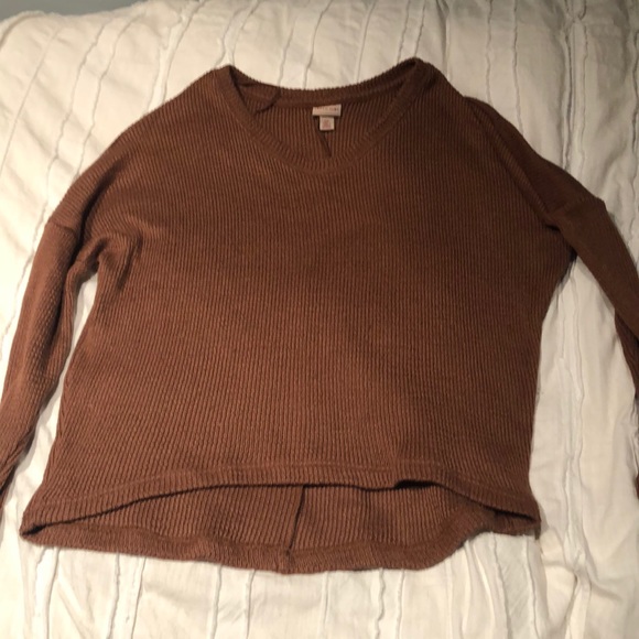 Cape Juby Brown Knit Sweater - Picture 2 of 6